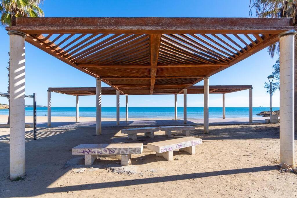 Privilegiado-Tarragona-50Mplaya-Wifi-Pool-Relax8 Exterior foto